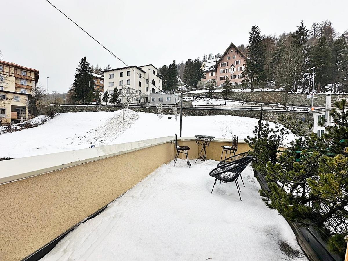 Kleines Juwel, Zentral, Mit Garage Und Pool - Cb102 Leilighet Sankt Moritz Eksteriør bilde