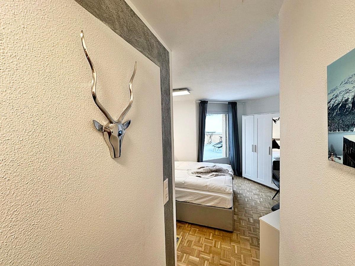 Kleines Juwel, Zentral, Mit Garage Und Pool - Cb102 Leilighet Sankt Moritz Eksteriør bilde