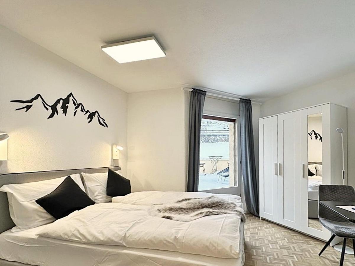Kleines Juwel, Zentral, Mit Garage Und Pool - Cb102 Leilighet Sankt Moritz Eksteriør bilde